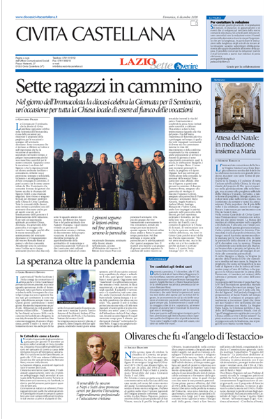 Avvenire - pagina diocesana del 06/12/2020